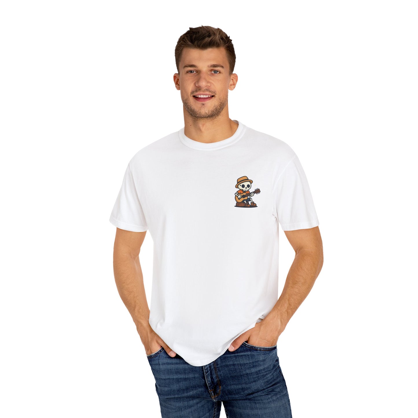 Gino The Guitar Player White Tee