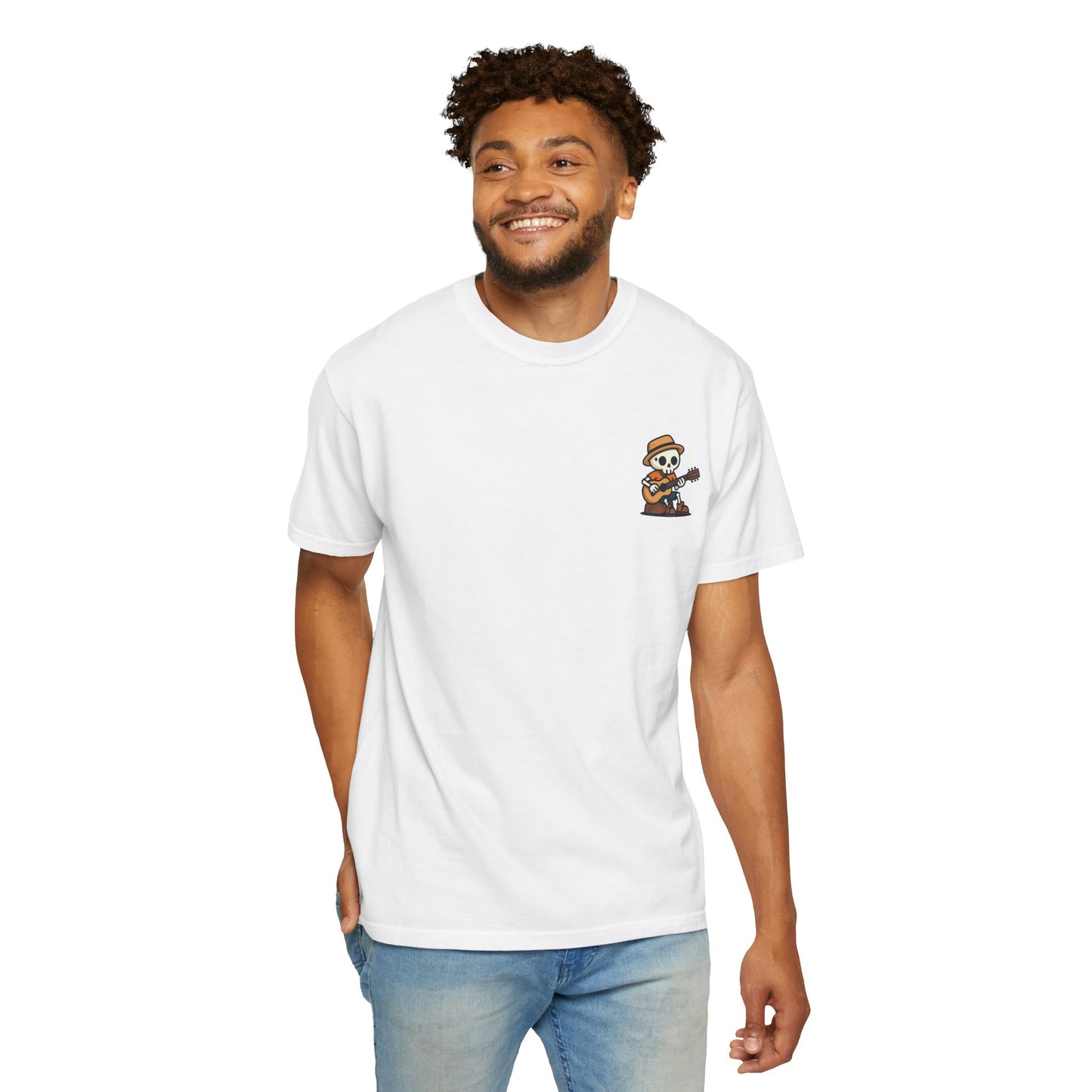 Gino The Guitar Player White Tee